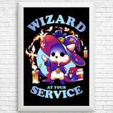 Wizard at Your Service - Posters & Prints