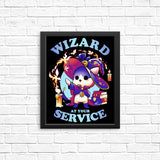 Wizard at Your Service - Posters & Prints