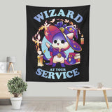 Wizard at Your Service - Wall Tapestry