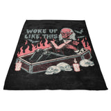 Woke Up Like This - Fleece Blanket