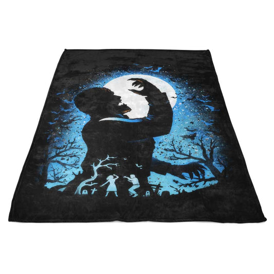 Wolf Man - Fleece Blanket