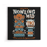 Wolfie Tiki - Canvas Print