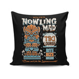 Wolfie Tiki - Throw Pillow