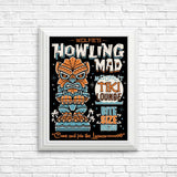 Wolfie Tiki - Posters & Prints
