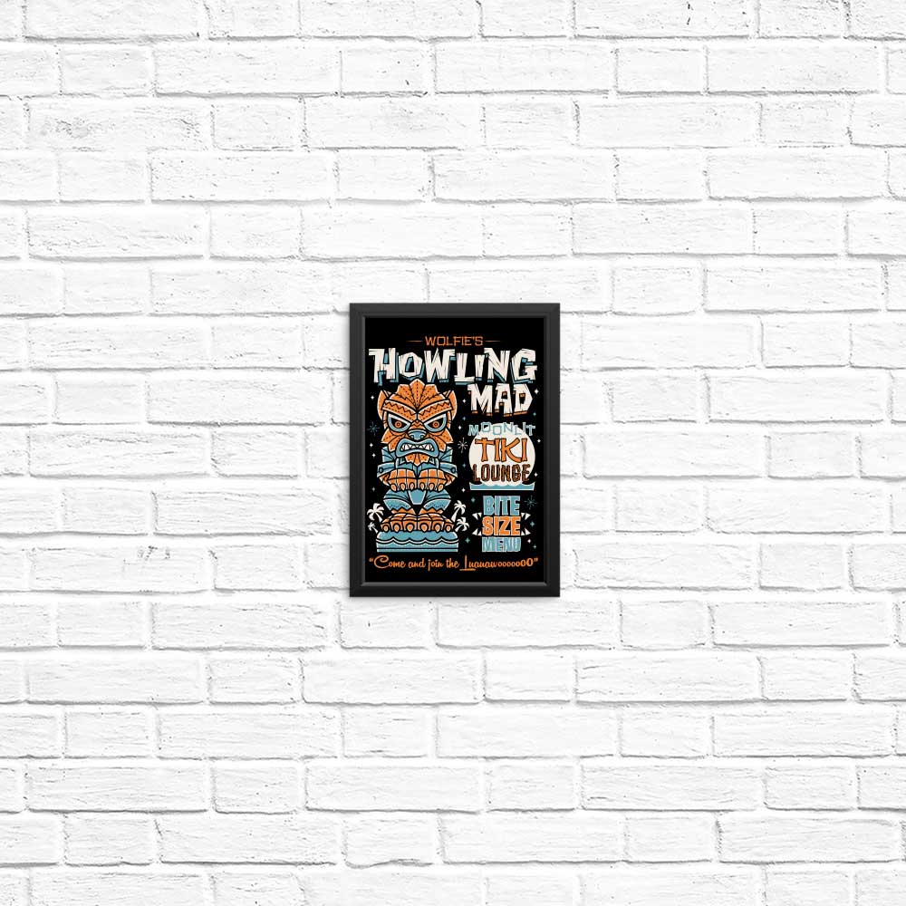 Wolfie Tiki - Posters & Prints