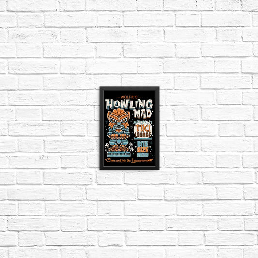 Wolfie Tiki - Posters & Prints
