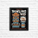 Wolfie Tiki - Posters & Prints