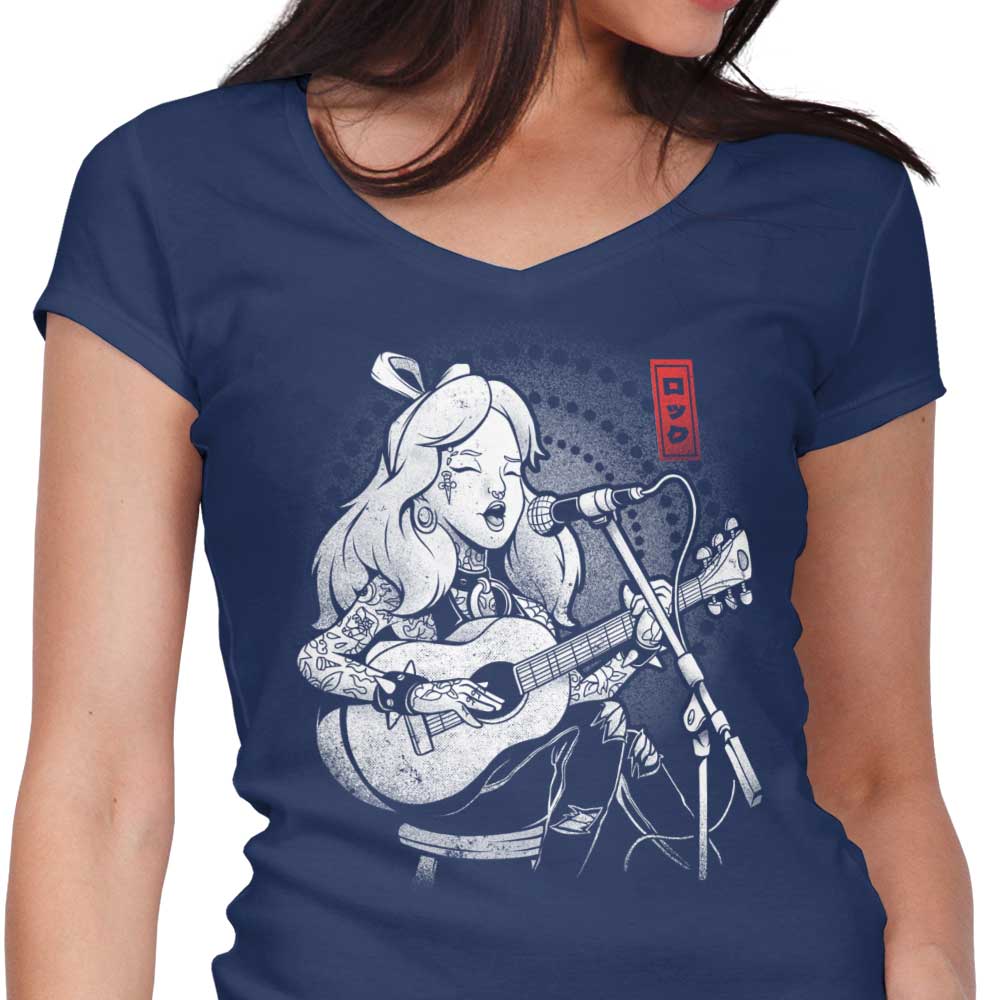 Wonderland Song - Women's V-Neck