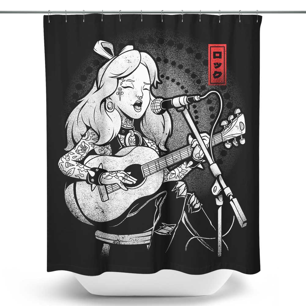 Wonderland Song - Shower Curtain