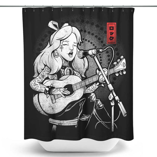 Wonderland Song - Shower Curtain