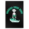 Working from Home - Metal Print
