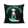 Working from Home - Throw Pillow