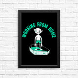 Working from Home - Posters & Prints