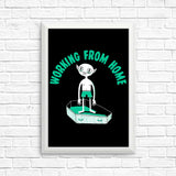 Working from Home - Posters & Prints
