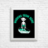 Working from Home - Posters & Prints
