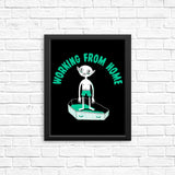 Working from Home - Posters & Prints