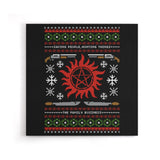 Wrapping Presents, Hunting Things - Canvas Print