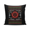 Wrapping Presents, Hunting Things - Throw Pillow