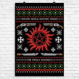 Wrapping Presents, Hunting Things - Poster