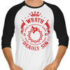 Wrath is My Sin - 3/4 Sleeve Raglan T-Shirt