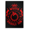Wrath is My Sin - Metal Print