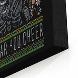 Xeno Christmas Sweater - Canvas Print