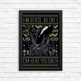 Xeno Christmas Sweater - Posters & Prints