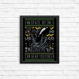 Xeno Christmas Sweater - Posters & Prints