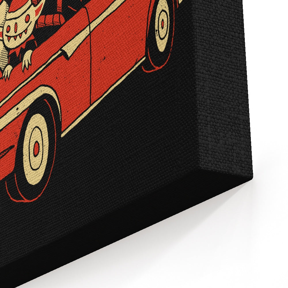 Xmas Road Trip - Canvas Print