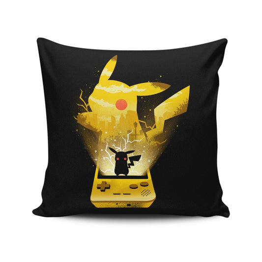 Yellow Pocket Gaming - Throw Pillow