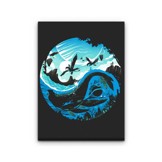 YinYang of Water - Canvas Print