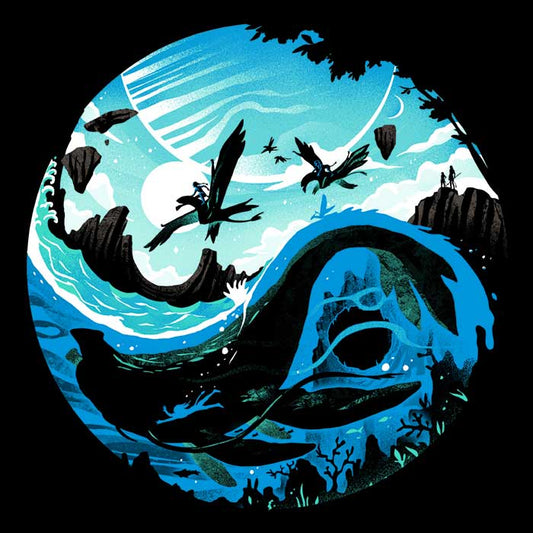 YinYang of Water - Shower Curtain