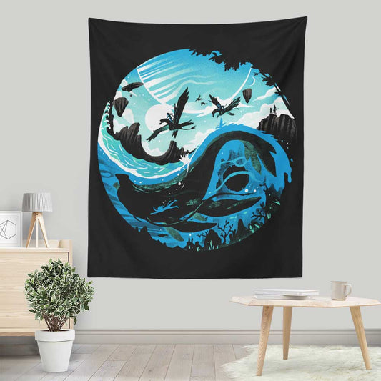 YinYang of Water - Wall Tapestry