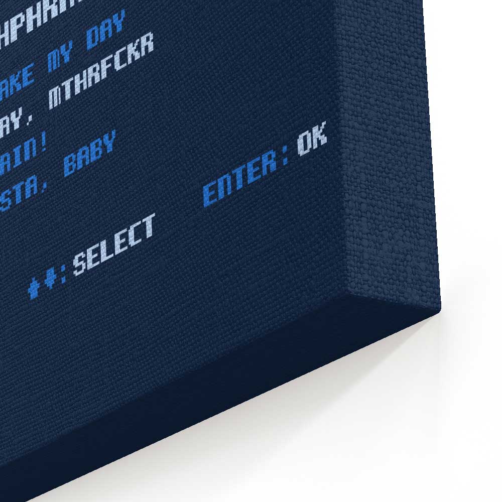 Yippee Ki Yay - Canvas Print