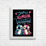 You Are My Valentine - Posters & Prints