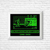 You Fell Asleep - Posters & Prints