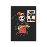 You've Been Served - Canvas Print