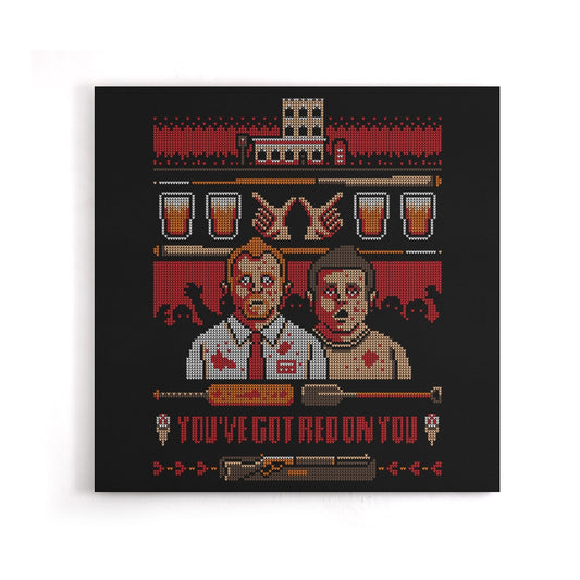 You've Got Red on You - Canvas Print