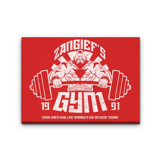 Zangief Gym - Canvas Print