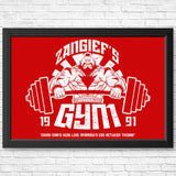 Zangief Gym - Posters & Prints