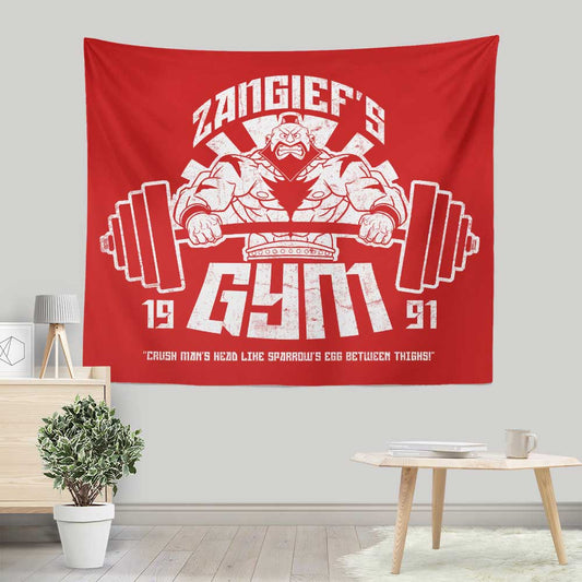 Zangief Gym - Wall Tapestry