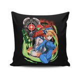 Zero Suit Dread - Throw Pillow