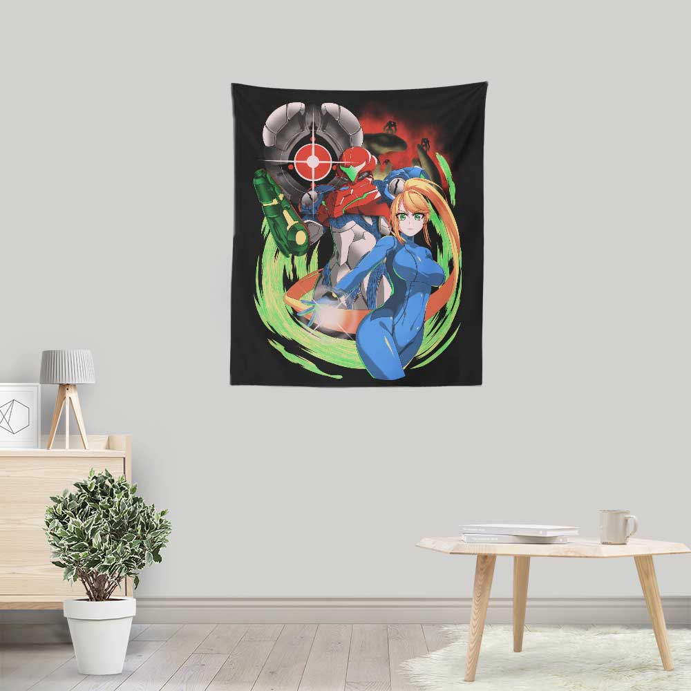 Zero Suit Dread - Wall Tapestry