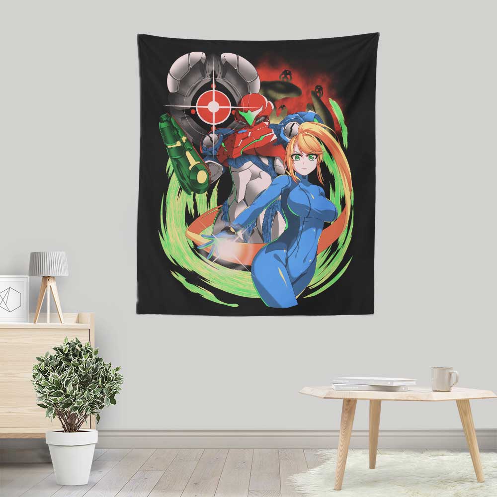Zero Suit Dread - Wall Tapestry