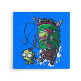 Zim Stole Christmas - Canvas Print