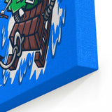 Zim Stole Christmas - Canvas Print