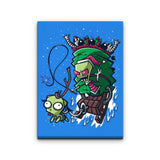 Zim Stole Christmas - Canvas Print