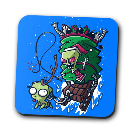 Zim Stole Christmas - Coasters