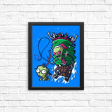 Zim Stole Christmas - Posters & Prints