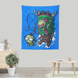 Zim Stole Christmas - Wall Tapestry